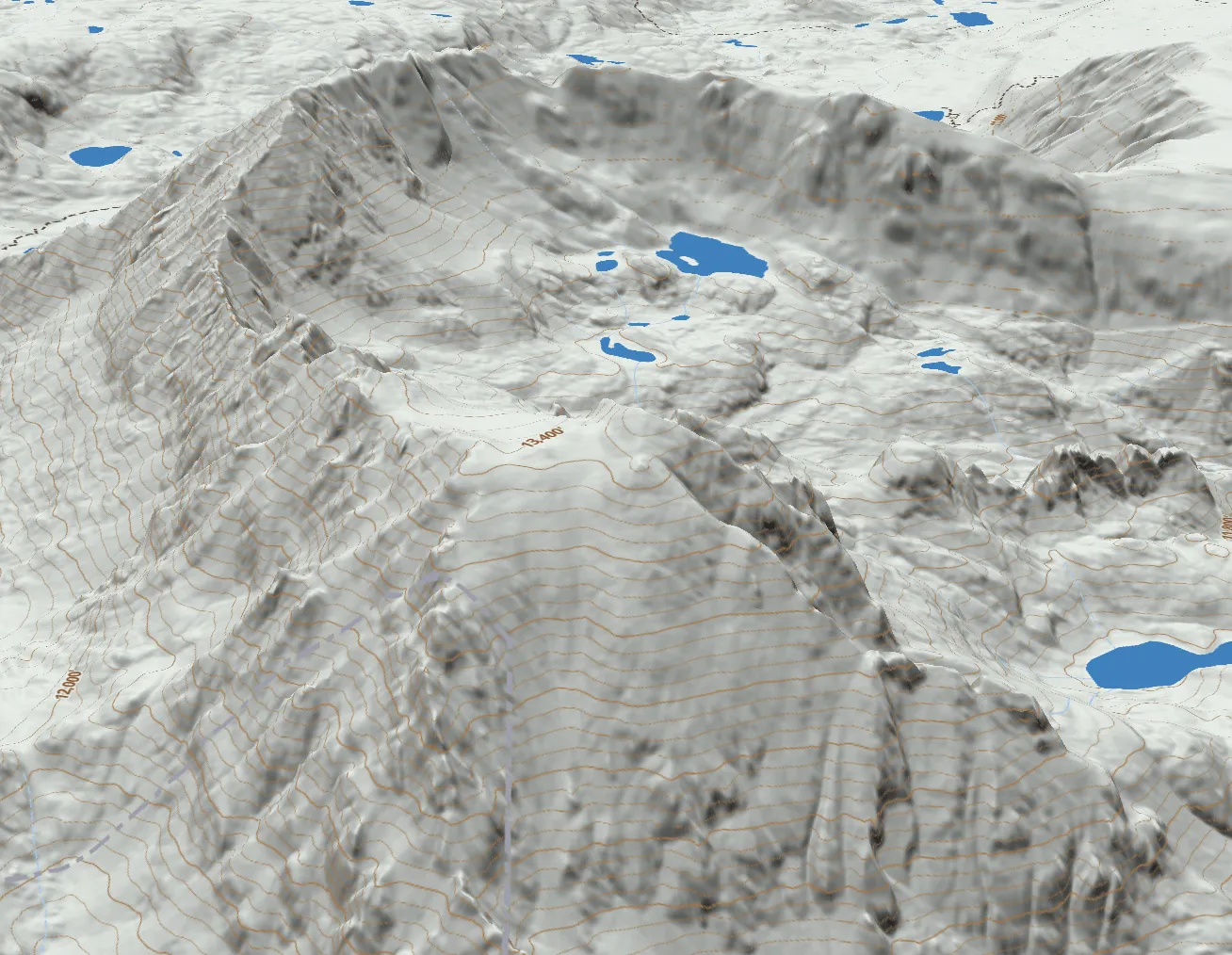 1m Digital Elevation Map